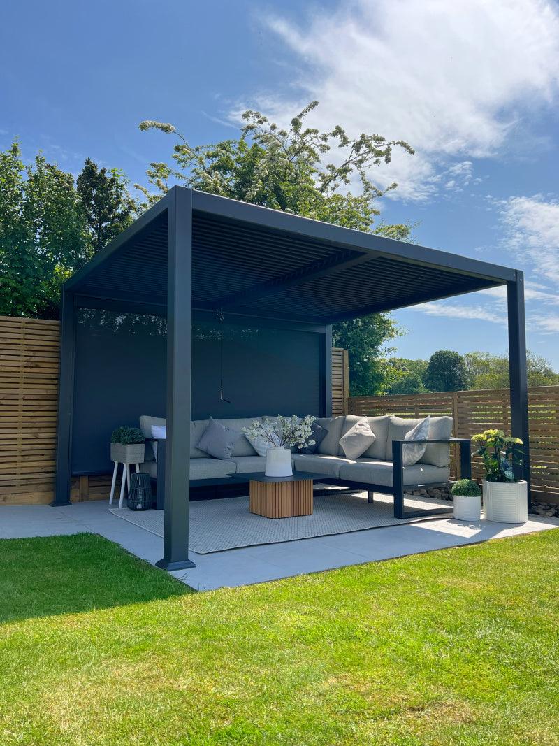 Sunslifestyle -Rota Louvered Pergola (Various sizes from 3m-7m ) - Gardens Of Style